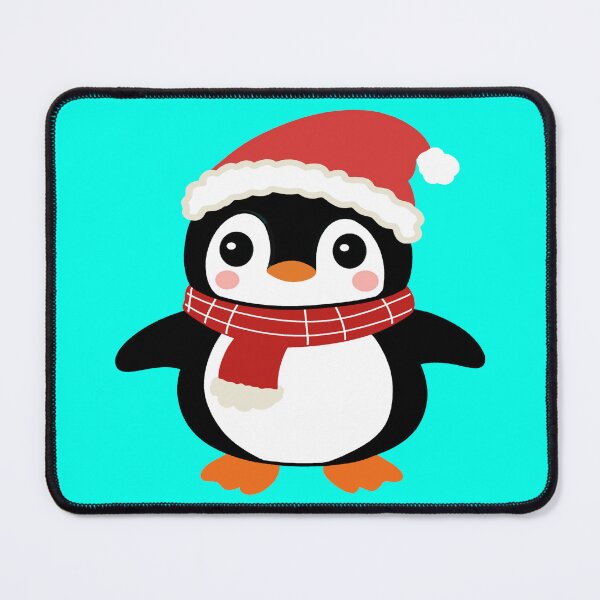 Item preview, Cute baby penguin wearing a warm hat and scarf designed and sold by ModHaven.