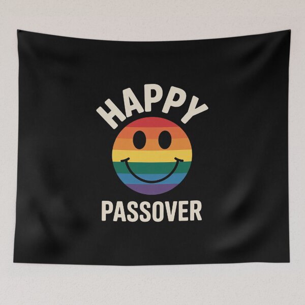 Item preview, Happy Passover Jewish Lgbt Rainbow Flag Colors Matzo Ball designed and sold by VasilisLamArt.