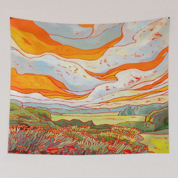 Item preview, Valley Landscape designed and sold by ViaARTfactory.