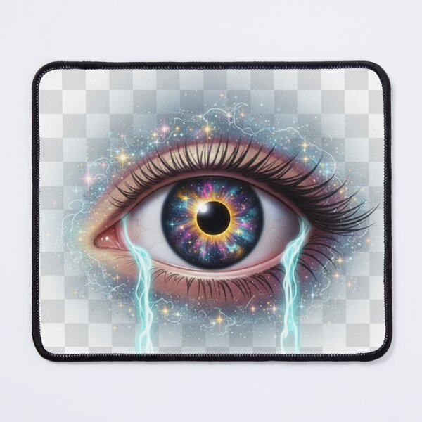 Item preview, Cosmic Crying Eye - Galactic Tears & Spiritual Awakening Art designed and sold by MonaRose_Art.