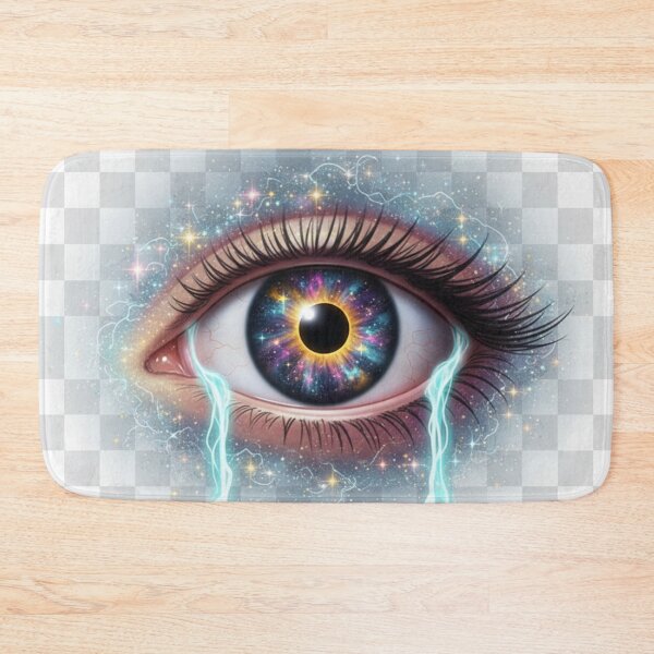 Item preview, Cosmic Crying Eye - Galactic Tears & Spiritual Awakening Art designed and sold by MonaRose_Art.
