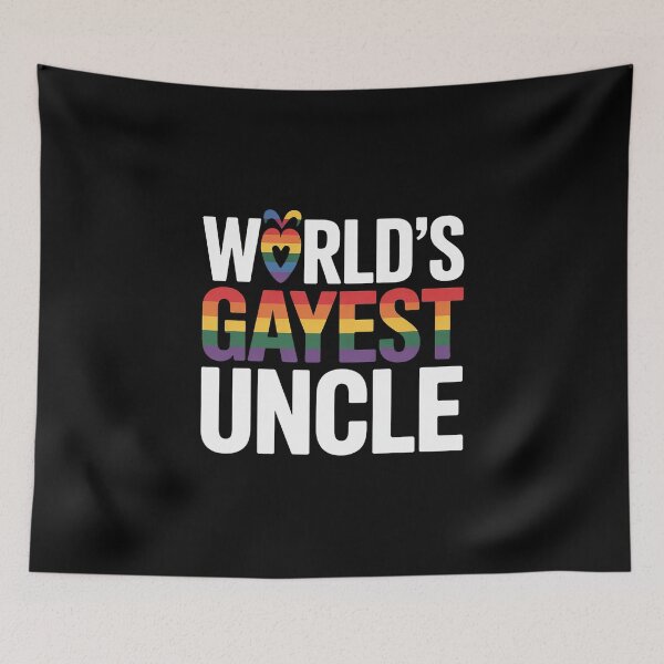 Item preview, Funny Gay Uncle LGBT World's Gayest Uncle designed and sold by khorbiasieno.