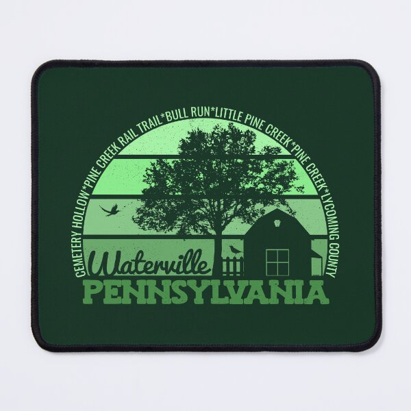 Item preview, Watersville Pennsylvania Sunset Retro Vintage Local Pride Logo designed and sold by CRHPOD20.