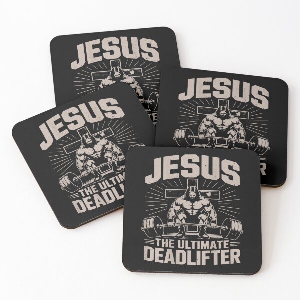 Item preview, Christian Gym Jesus The Ultimate Deadlifter Workout designed and sold by SaraPorte.