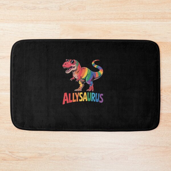Item preview, Dinosaur Rainbow Flag Ally LGBT Allysaurus LGBT Pride designed and sold by khorbiasieno.