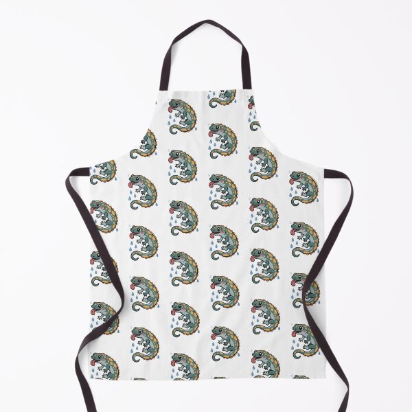 Item preview, Cute Kawaii Salamander: Happy Lizard Catching Raindrops designed and sold by RudArtAI.