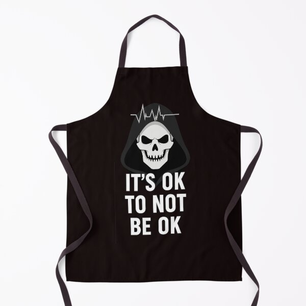 Item preview, IT’S OK TO NOT BE OK – Mental Health Awareness Grim Reaper Graphic designed and sold by Tadeusz1.
