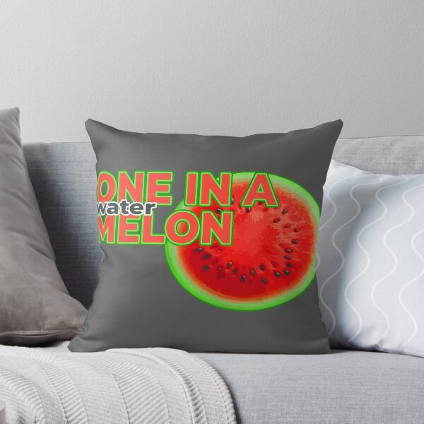 Item preview, One in a Melon – Funny Watermelon Slice Illustration | Bright Juicy Fruit Art designed and sold by InFrameVision.