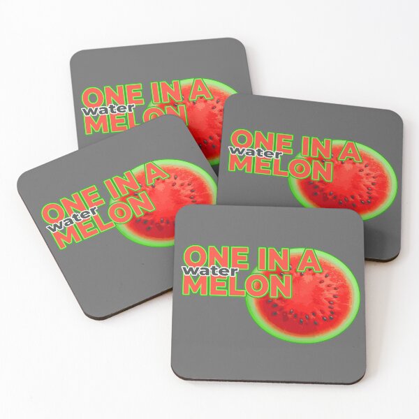 Item preview, One in a Melon – Funny Watermelon Slice Illustration | Bright Juicy Fruit Art designed and sold by InFrameVision.