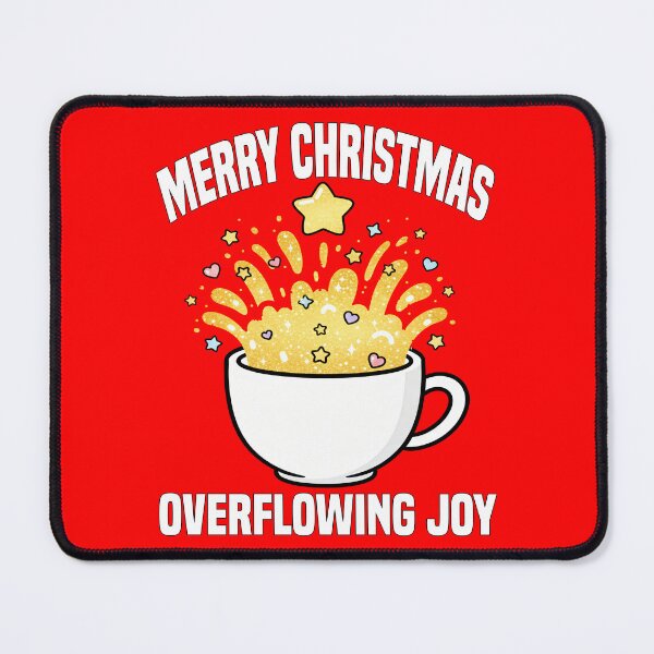 Item preview, MERRY CHRISTMAS - OVERFLOWING JOY designed and sold by KEF Custom.
