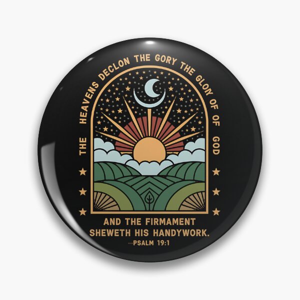 Item preview, Flat Earth - Psalm 19 1 (The Firmament) Black designed and sold by ChristopherMil6.