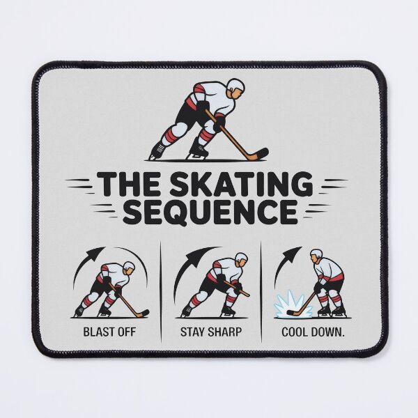Item preview, Step-by-Step Skating Phases for Hockey Training Enthusiasts designed and sold by SplashTastic.