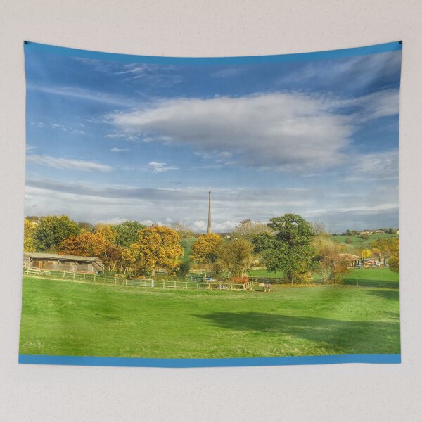 Item preview, Emley Moor Mast Autumn Landscape designed and sold by Alisonchambers2.