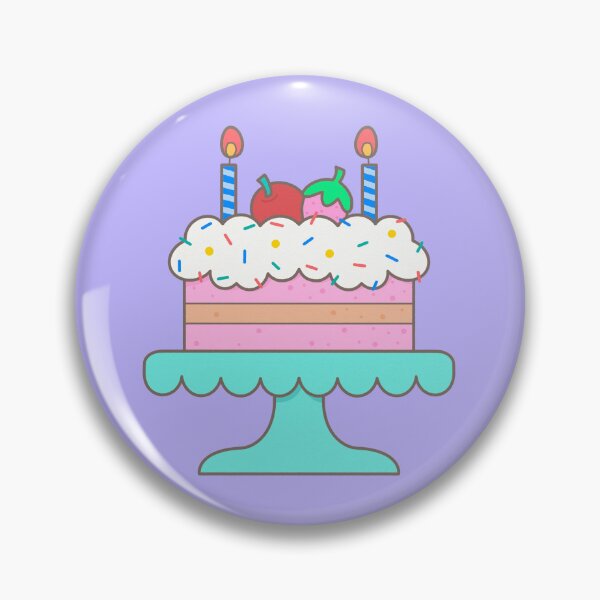 Item preview, Cute colorful birthday cake with fresh cream designed and sold by nuchz.
