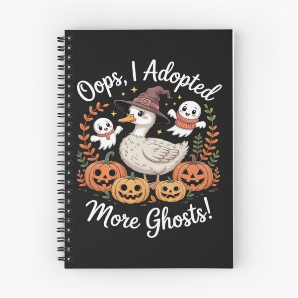 Item preview, Oops I Adopted More Ghosts Mom Funny Goose Halloween Spooky designed and sold by ChristopherMil6.