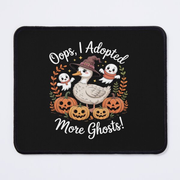 Item preview, Oops I Adopted More Ghosts Mom Funny Goose Halloween Spooky designed and sold by ChristopherMil6.