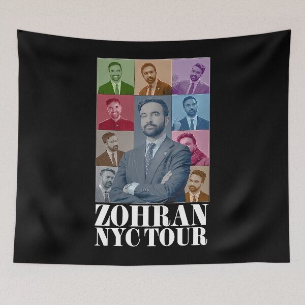 Item preview, Zohran Mamdani NYC Tour Vintage Turn The Volume Up designed and sold by BryanGraves1.