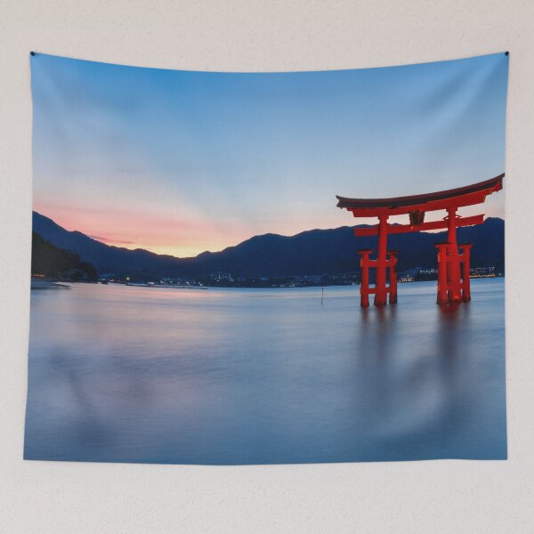 Item preview, Miyajima Itsukushima Torii Gate at Sunset, Japan designed and sold by pepperonishots.
