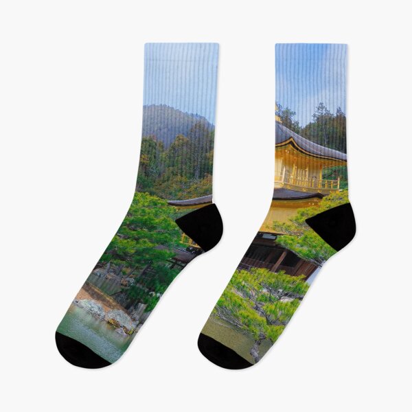 Item preview, Kinkaku-ji Golden Pavilion Reflected in Kyoto Pond designed and sold by pepperonishots.