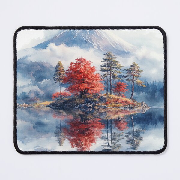 Item preview, Japanese Mountain Lake View designed and sold by Dlfj.