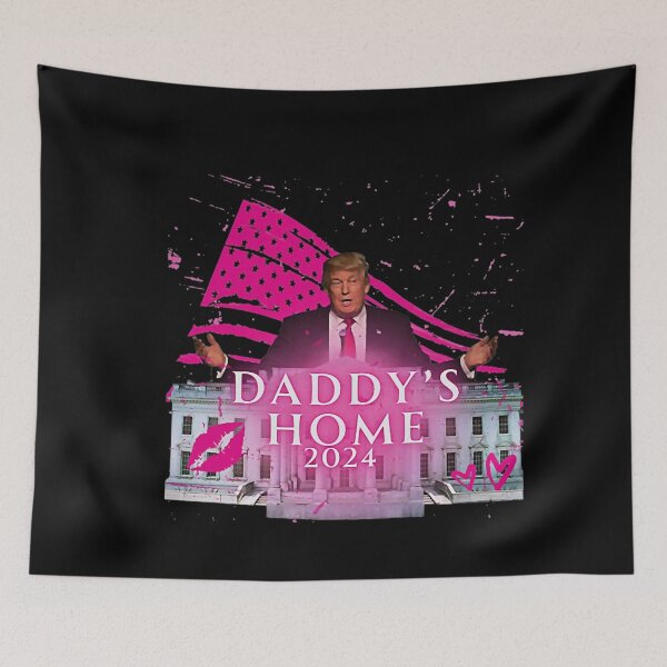 Item preview, Funny Trump Pink Daddys Home ,Trump 2025 T-Shirt designed and sold by DrWilburnWhite.