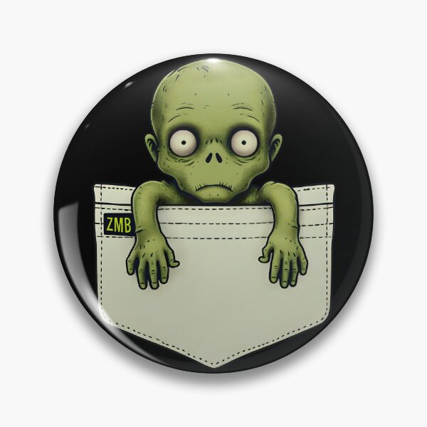 Item preview,  Cartoon Zombie in the Pocket - Big version designed and sold by NightTimeJ.