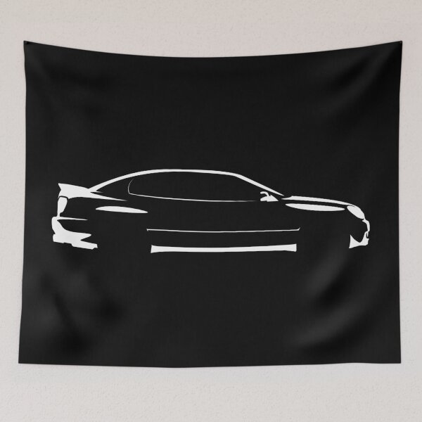 Item preview, Aristo JZS161 V300 Vertex Edition Minimalist Car Silhouette (White) designed and sold by FearnCreative.