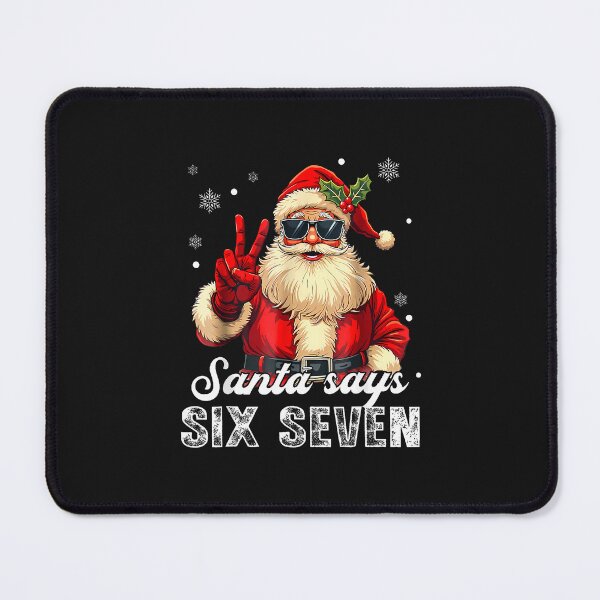 Item preview, Christmas Santa Says Six Seven Meme 67 Funny Santa Crew Xmas designed and sold by cawtoon.