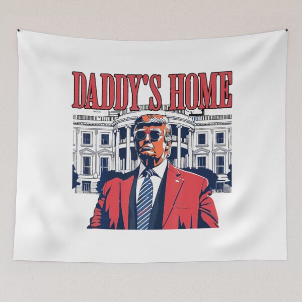 Item preview, Funny Trump Pink Daddys Home Trump 2024 T-Shirt designed and sold by AlanWhitefoot.