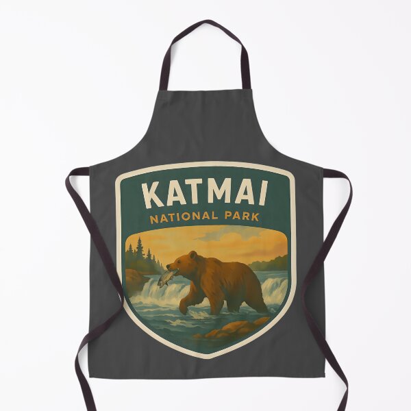Item preview, Vintage American National Park Print: Katmai designed and sold by PinUpPizzazz.