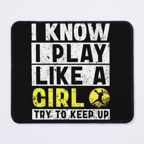 Item preview, Minimalist Play Like a Girl Softball Shirt designed and sold by LashondaGreen89.