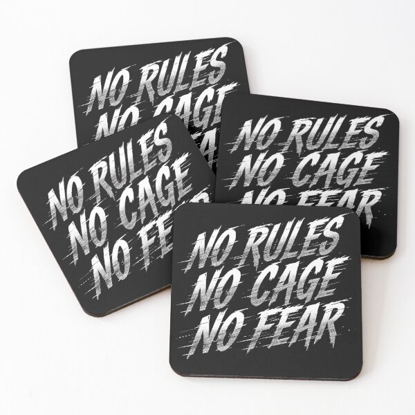 Item preview, No Rules No Cage No Fear Speed Biker Design designed and sold by MotoRebel.