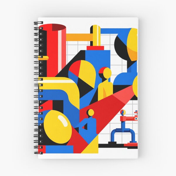 Item preview, Abstract Industrial Machinery Composition designed and sold by TwoDotsStudio.