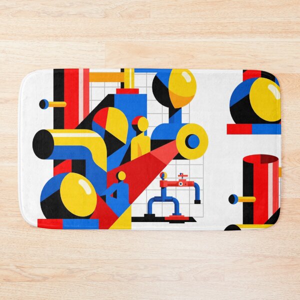 Item preview, Abstract Industrial Machinery Composition designed and sold by TwoDotsStudio.