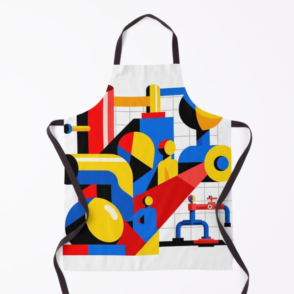 Item preview, Abstract Industrial Machinery Composition designed and sold by TwoDotsStudio.