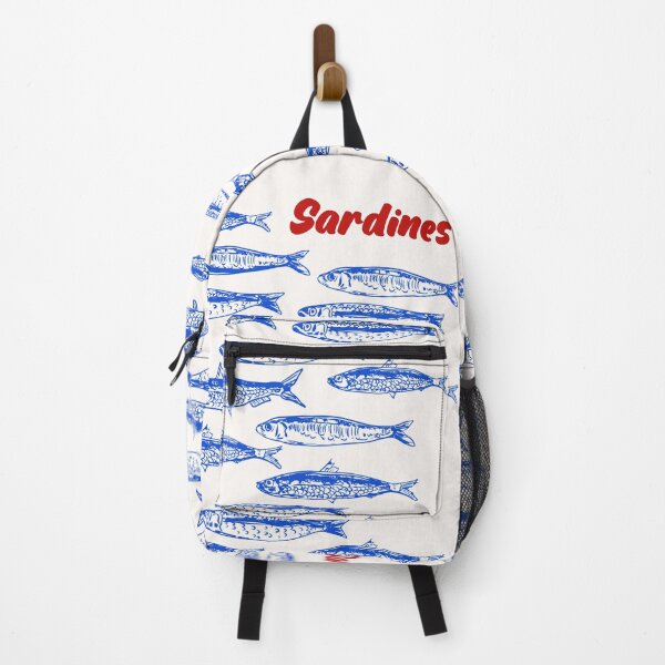 Item preview, Blue Sardines Pattern Minimalist designed and sold by MaiZephyr.