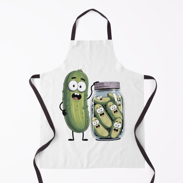 Item preview, Pickle Surprise A Cucumber And A Jar Of Sliced Pickles designed and sold by PunkNation-Arts.