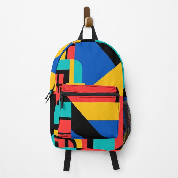 Item preview, Urban Geometry: A Colorful Abstract Cityscape designed and sold by TwoDotsStudio.