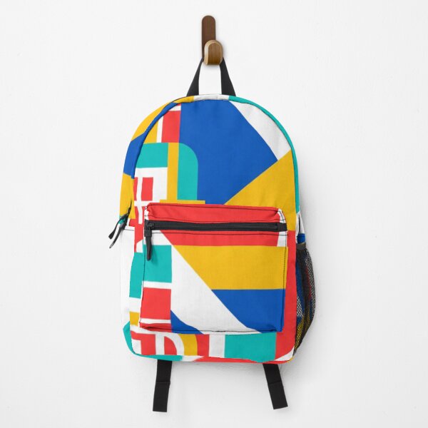 Item preview, Urban Geometry: A Colorful Abstract Cityscape designed and sold by TwoDotsStudio.