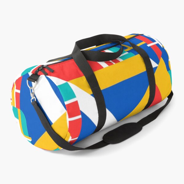 Item preview, Urban Geometry: A Colorful Abstract Cityscape designed and sold by TwoDotsStudio.