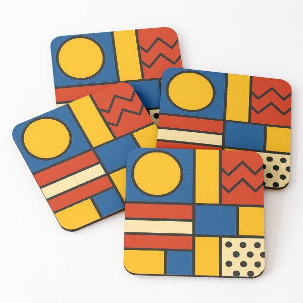 Item preview, Bold Geometry: A Play of Primary Colors and Shapes designed and sold by TwoDotsStudio.