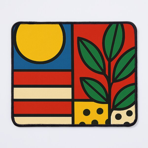Item preview, Sun, Soil & Sprout: A Geometric Nature Collage designed and sold by TwoDotsStudio.