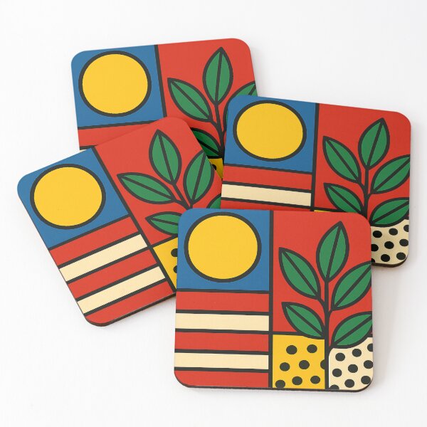 Item preview, Sun, Soil & Sprout: A Geometric Nature Collage designed and sold by TwoDotsStudio.