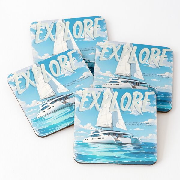 Item preview, Explore Ocean's Call Nautical Adventure Design designed and sold by Evan-Tees.