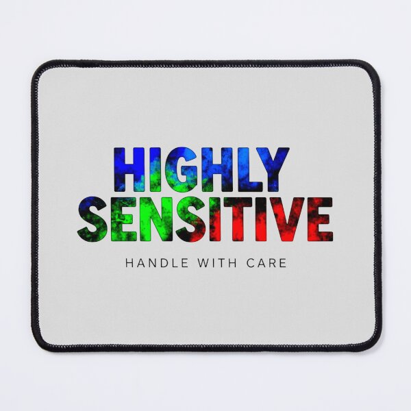 Item preview, Colorful Text Highly Sensitive Quote designed and sold by SholoStudio.