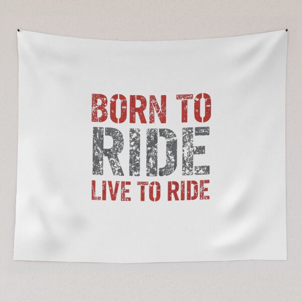 Item preview, Born to Ride Live to Ride – Rebel Biker Quote designed and sold by MotoRebel.