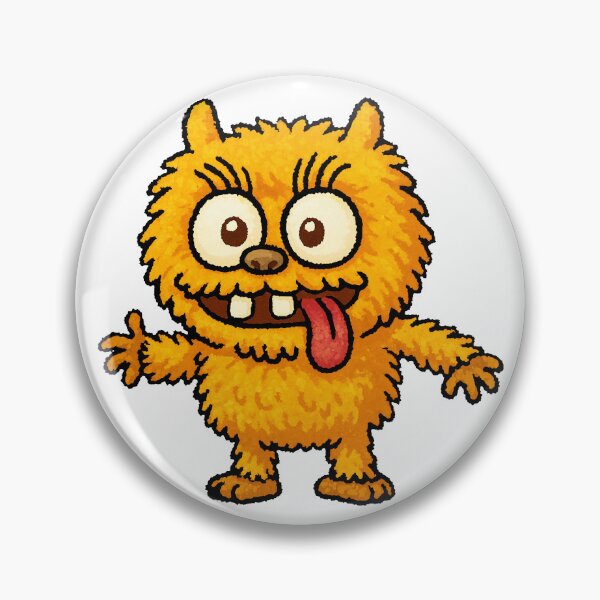 Item preview, Cute Orange Monster | Funny Creature Sketch designed and sold by dnyl.