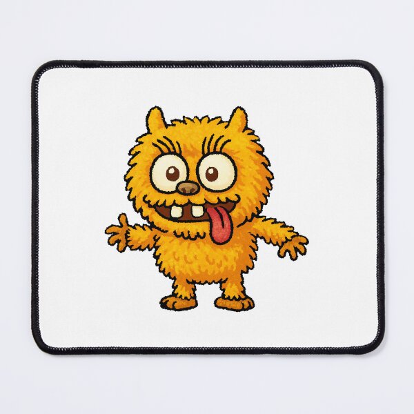 Item preview, Cute Orange Monster | Funny Creature Sketch designed and sold by dnyl.
