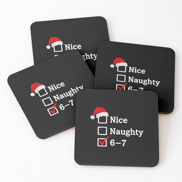 Item preview, Nice Naughty 67 Meme Six Seven Funny Christmas Xmas Slang  designed and sold by MOHITSALVI.