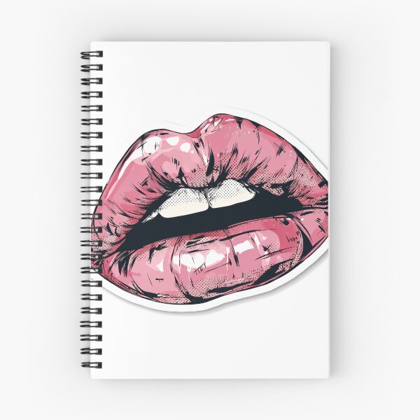 Item preview, Cyberpunk Lips – Futuristic Pop Art Illustration designed and sold by Grafititee.
